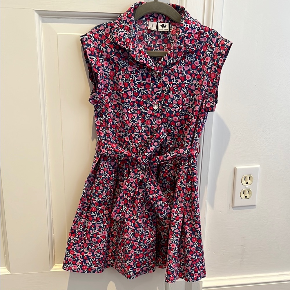 Busy Bees Floral Shirtdress
